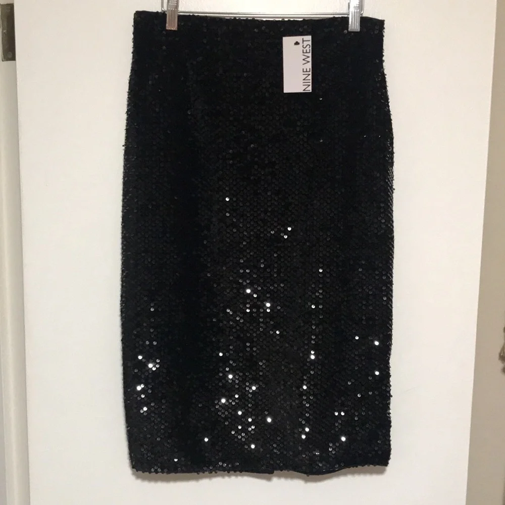 NEW Nine West Sequin Pencil Skirt. Medium‎